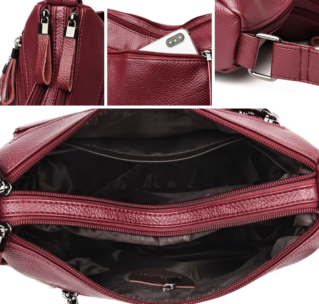 Soft Zip Shoulder Bag