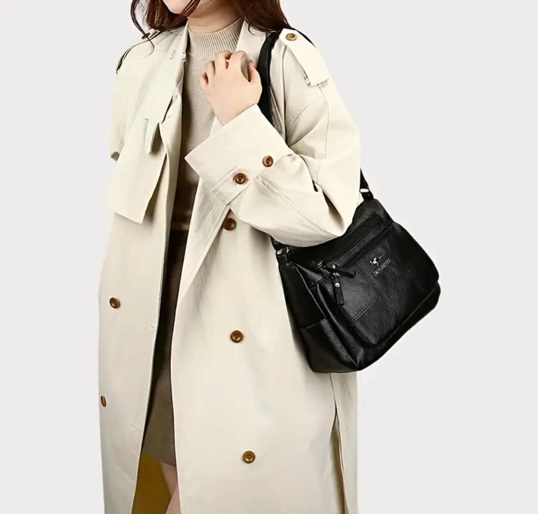 Soft Zip Shoulder Bag
